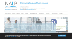 Desktop Screenshot of nationalparalegals.co.uk